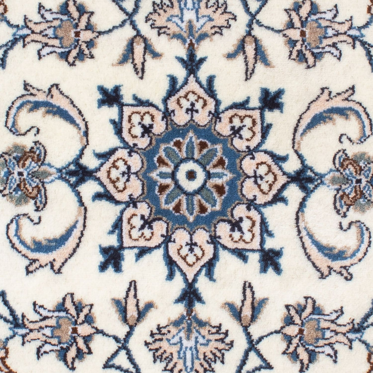 Perzisch tapijt - Nain - 137 x 68 cm - crème