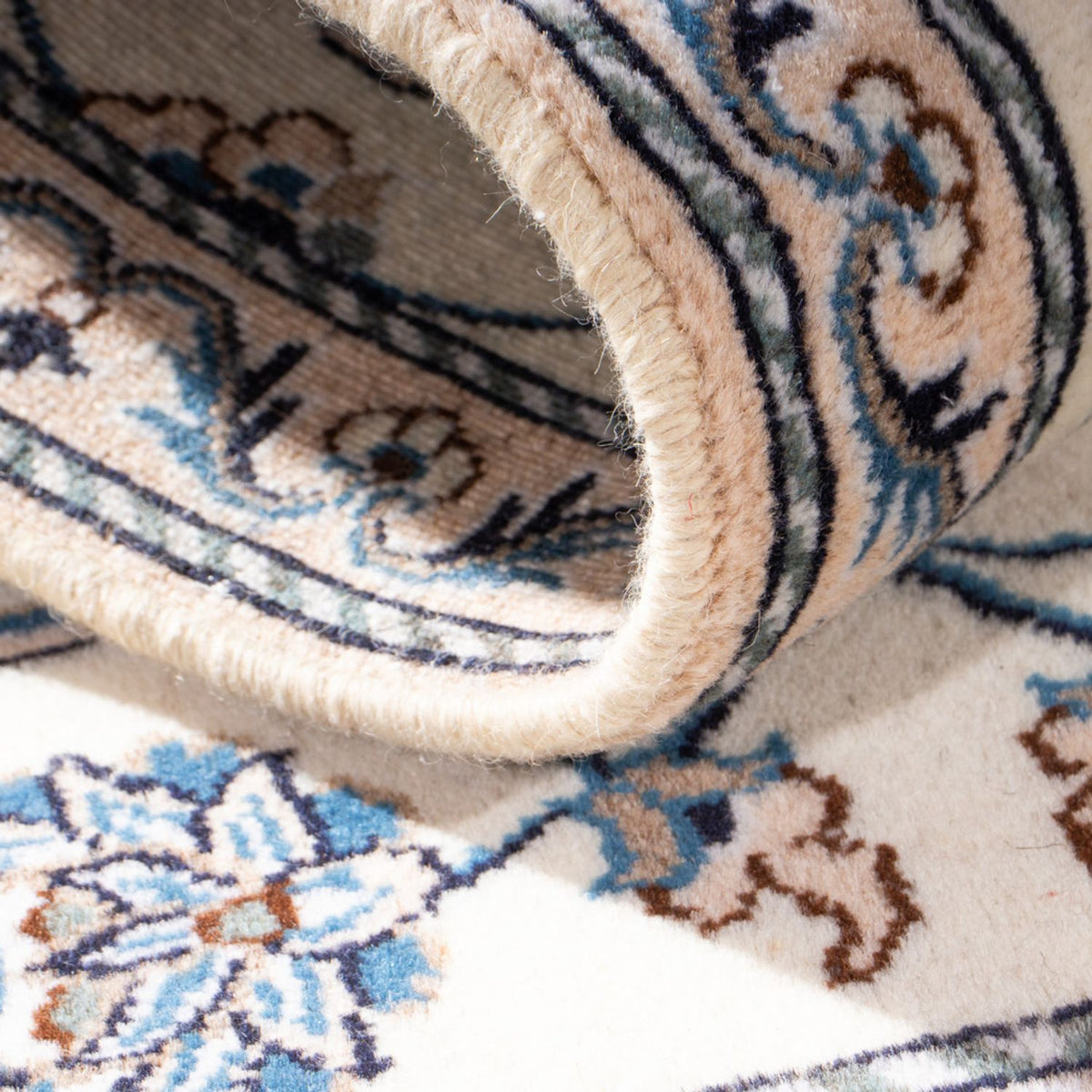 Perzisch tapijt - Nain - 137 x 68 cm - crème