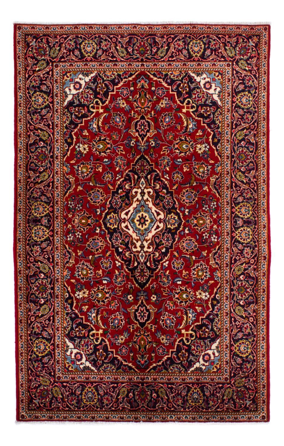 Perzisch tapijt - Keshan - 214 x 142 cm - rood