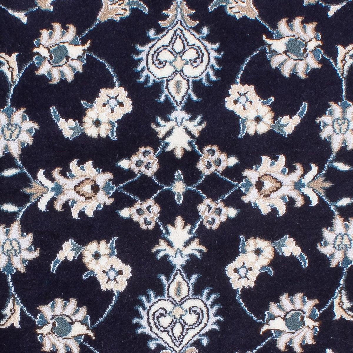 Loper Perzisch tapijt - Nain - 202 x 78 cm - donkerblauw