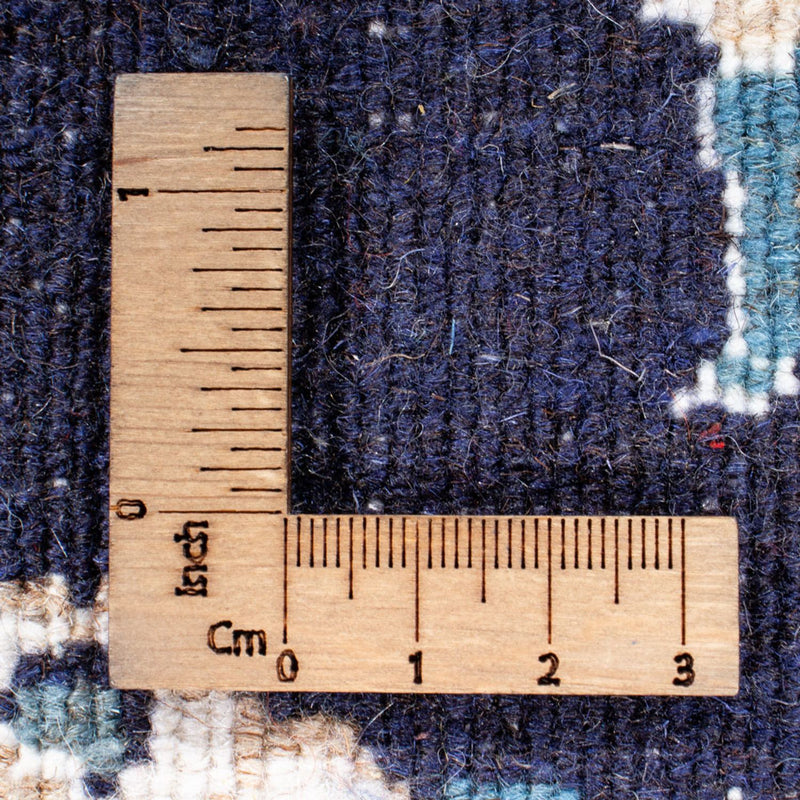 Loper Perzisch tapijt - Nain - 202 x 78 cm - donkerblauw