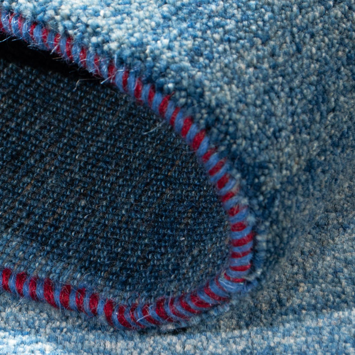 Gabbeh tapijt - Perzisch - 140 x 69 cm - zee blauw