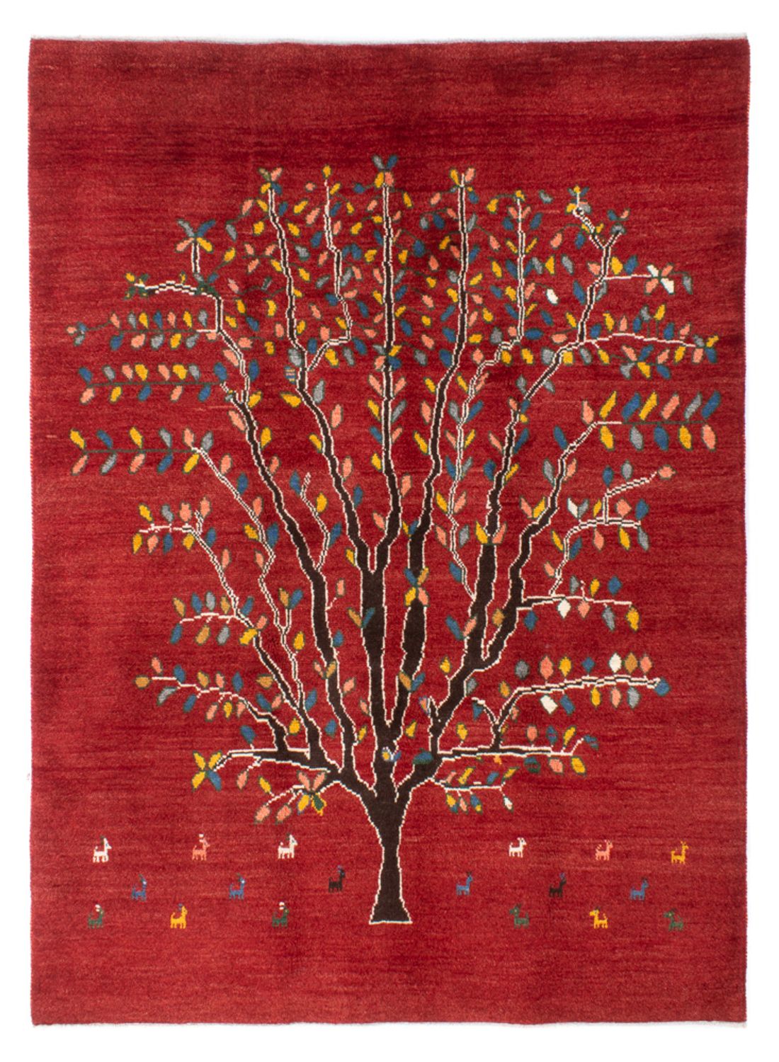 Gabbeh tapijt - Perzisch - 204 x 150 cm - rood