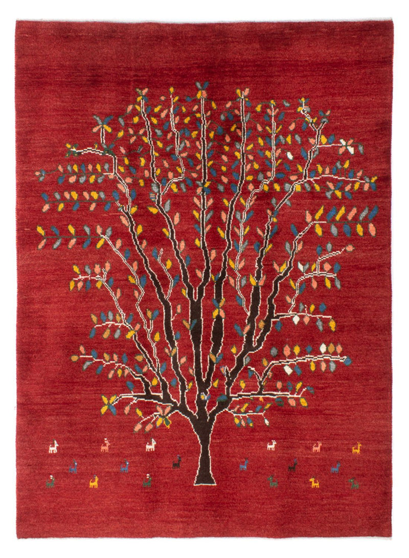 Gabbeh tapijt - Perzisch - 204 x 150 cm - rood