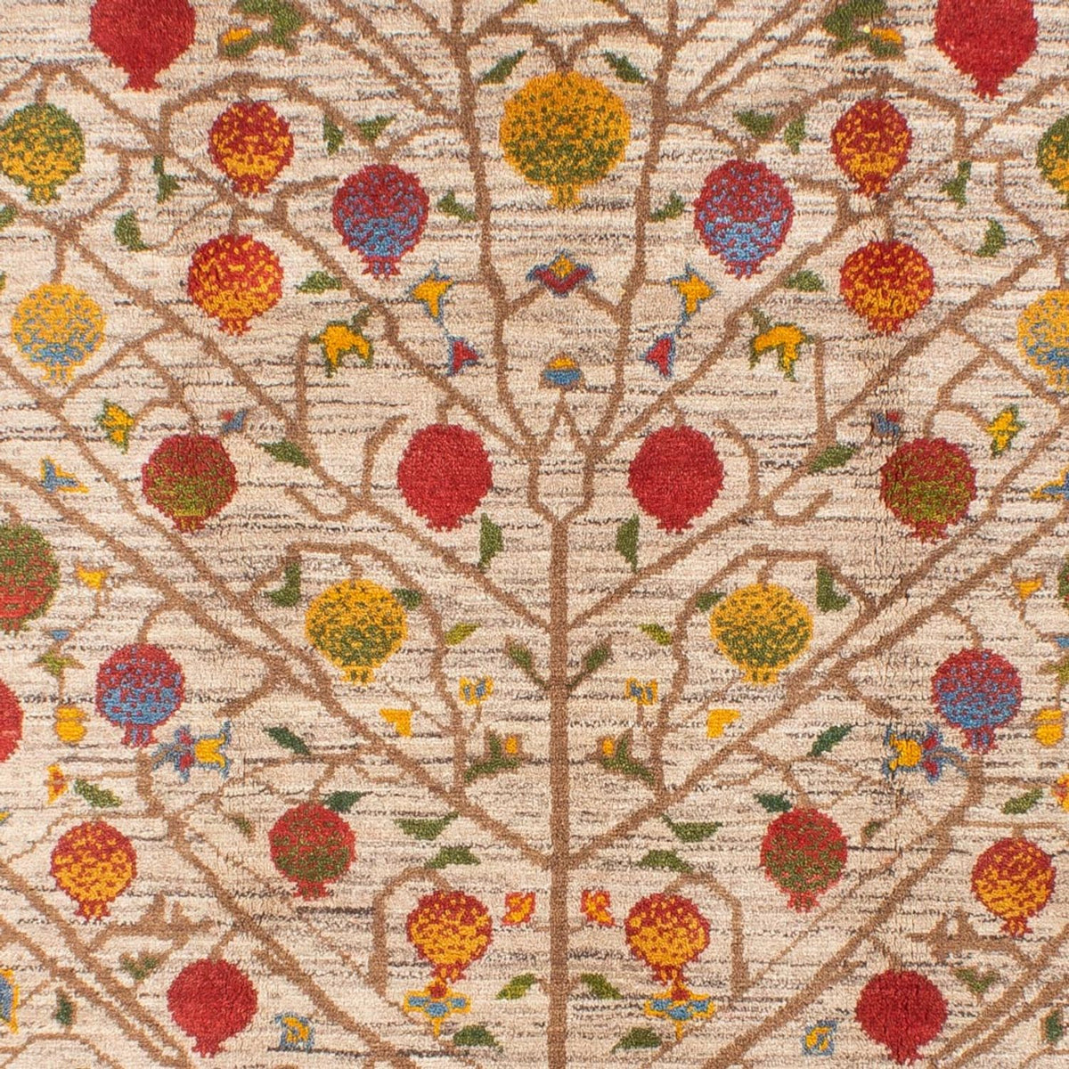 Gabbeh tapijt - Perzisch - 201 x 148 cm - natuur