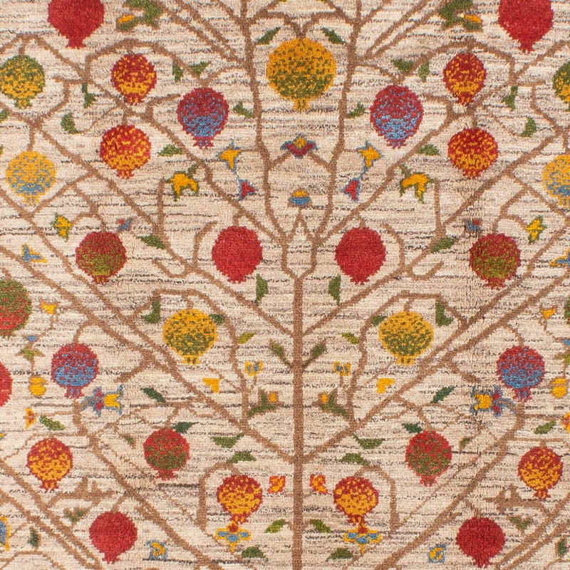 Gabbeh tapijt - Perzisch - 201 x 148 cm - natuur