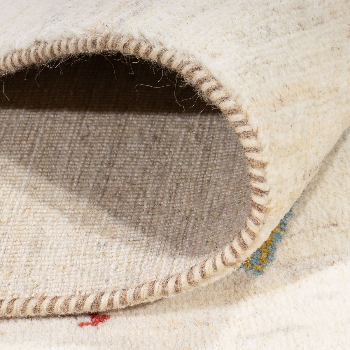 Gabbeh Tapijt - Loribaft Perzisch - 198 x 155 cm - natuur