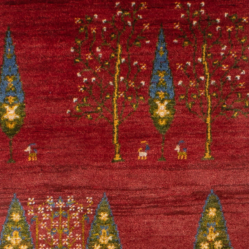 Loper Gabbeh tapijt - Perzisch - 240 x 70 cm - rood