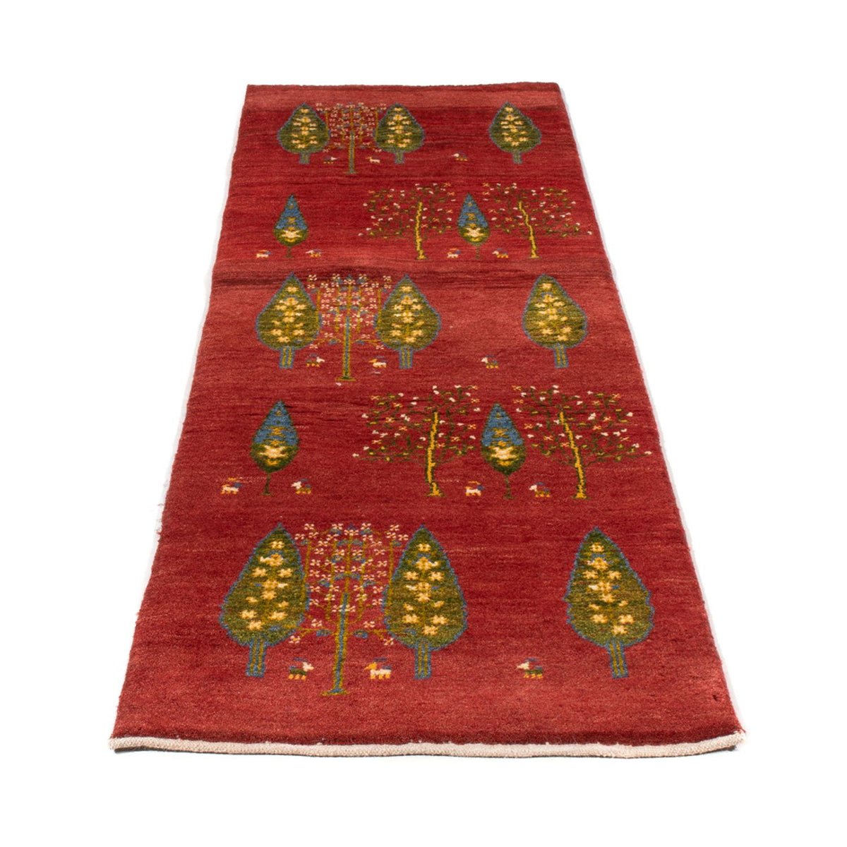Loper Gabbeh tapijt - Perzisch - 240 x 70 cm - rood