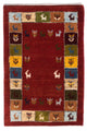 Perzische Gabbeh Tapijt 88x61cm - Perserteppich Wollteppich