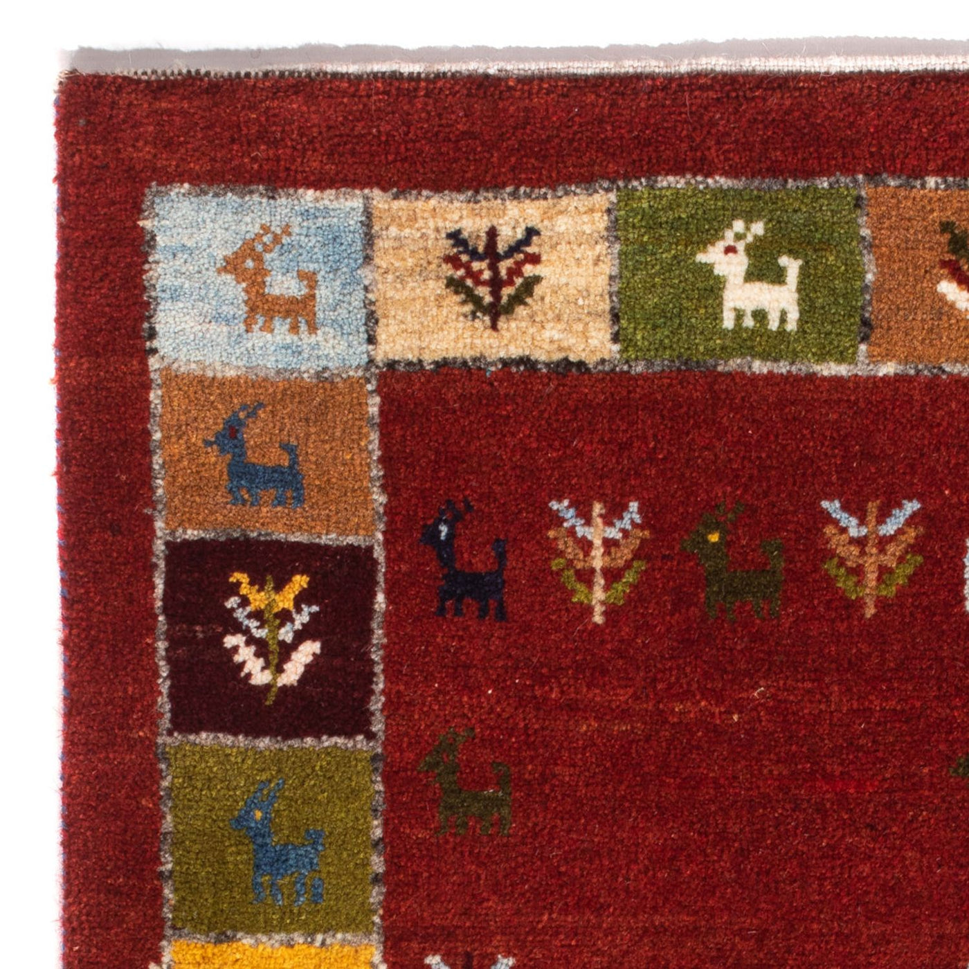 Perzische Gabbeh Tapijt 88x61cm - Perserteppich Wollteppich