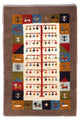 Perzische Gabbeh Tapijt 88x61cm - Perserteppich Wollteppich