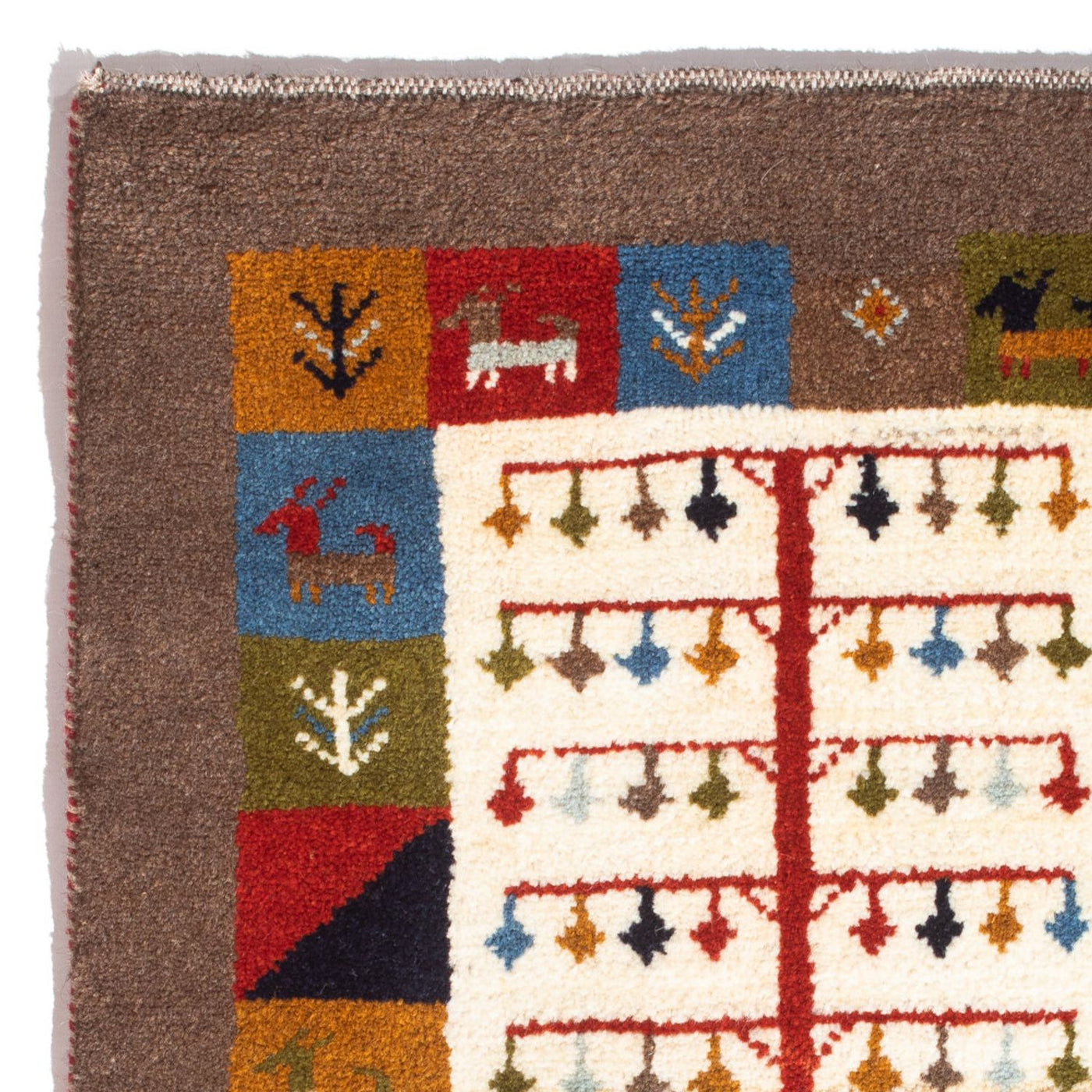 Perzische Gabbeh Tapijt 88x61cm - Perserteppich Wollteppich