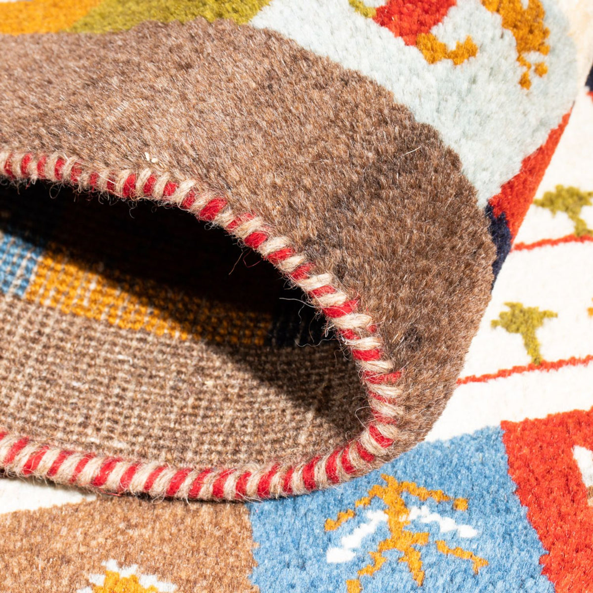 Gabbeh tapijt - Perzisch - 88 x 61 cm - veelkleurig