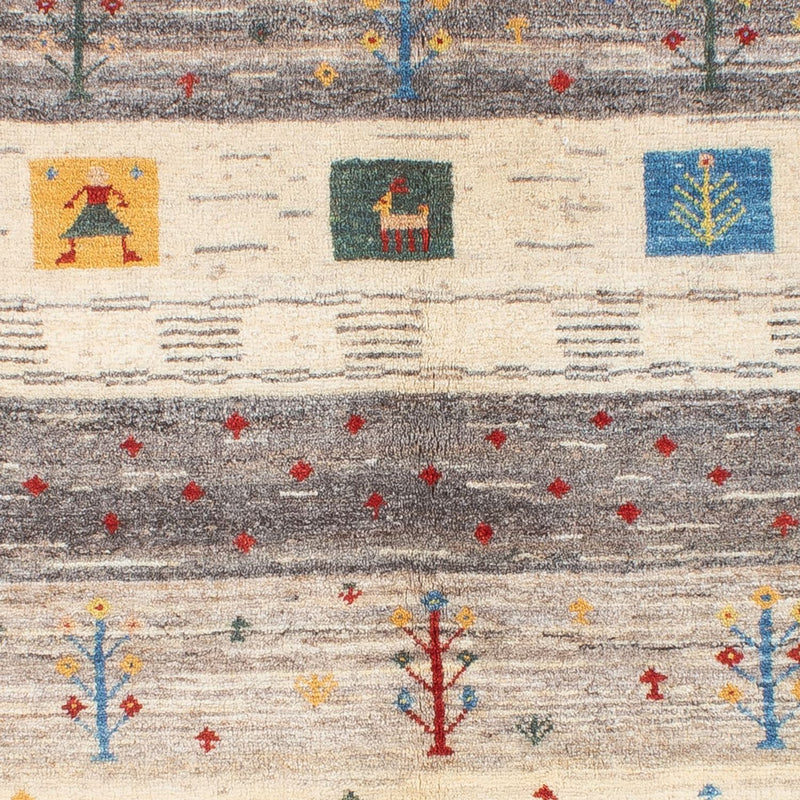 Gabbeh tapijt - Perzisch - 187 x 148 cm - natuur