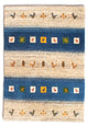Perzische Gabbeh Tapijt 123x85cm - Perserteppich Wollteppich