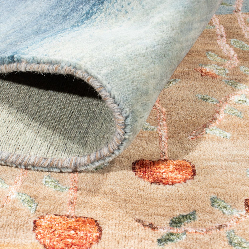 Designer tapijt - 260 x 188 cm - blauw