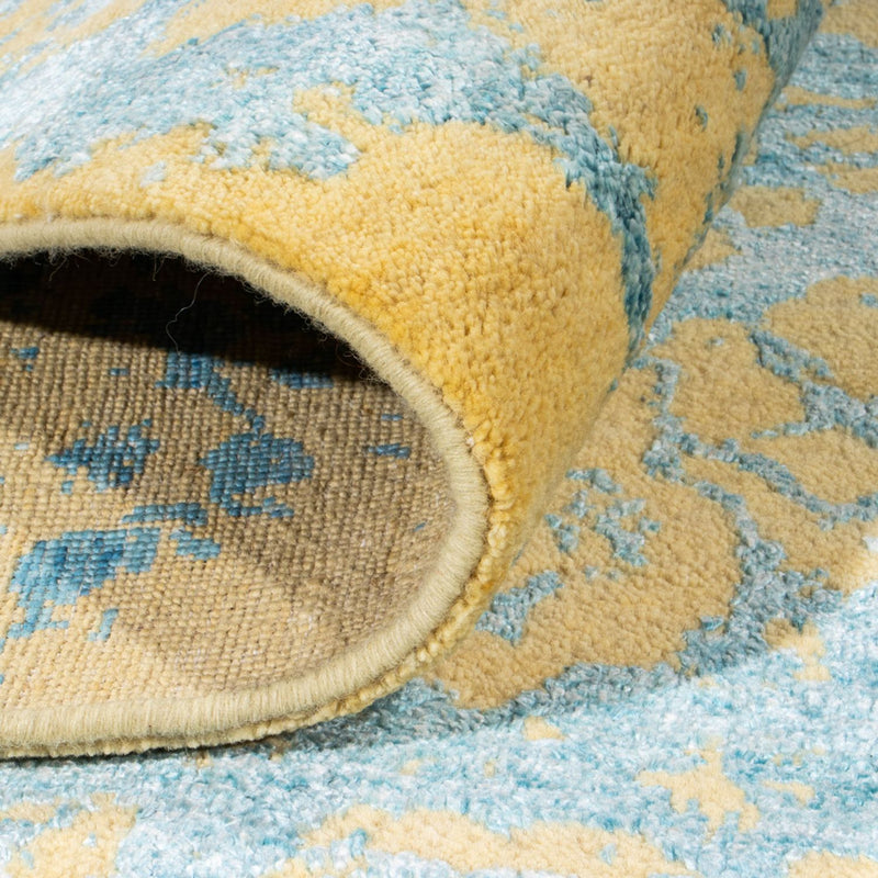 Designer tapijt - 305 x 251 cm - turkoois