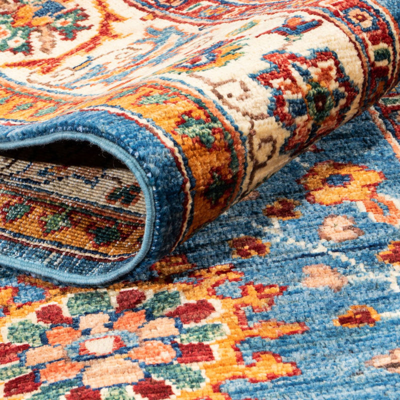 Loper Ziegler Tapijt - Ariana - 239 x 88 cm - lichtblauw