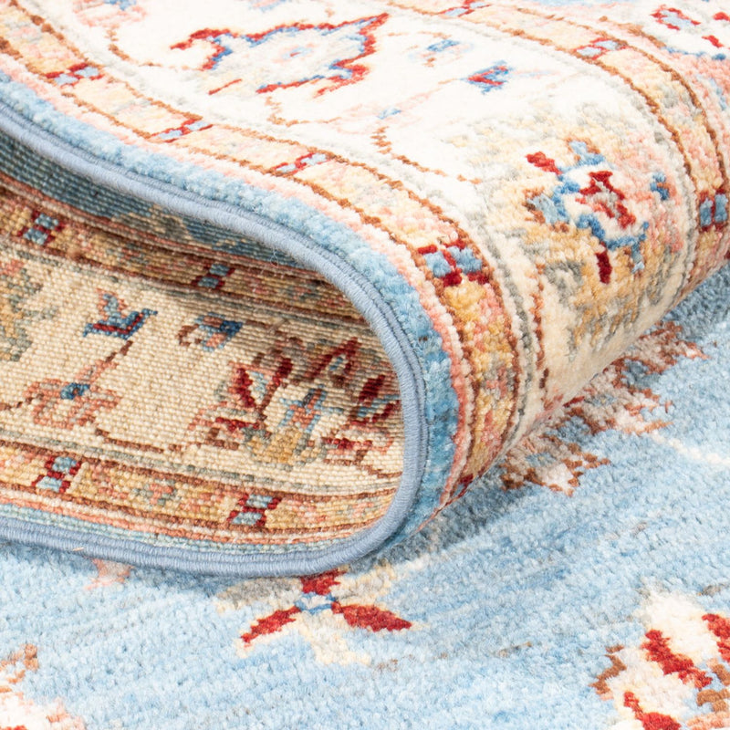 Loper Ziegler tapijt - 201 x 82 cm - turkoois