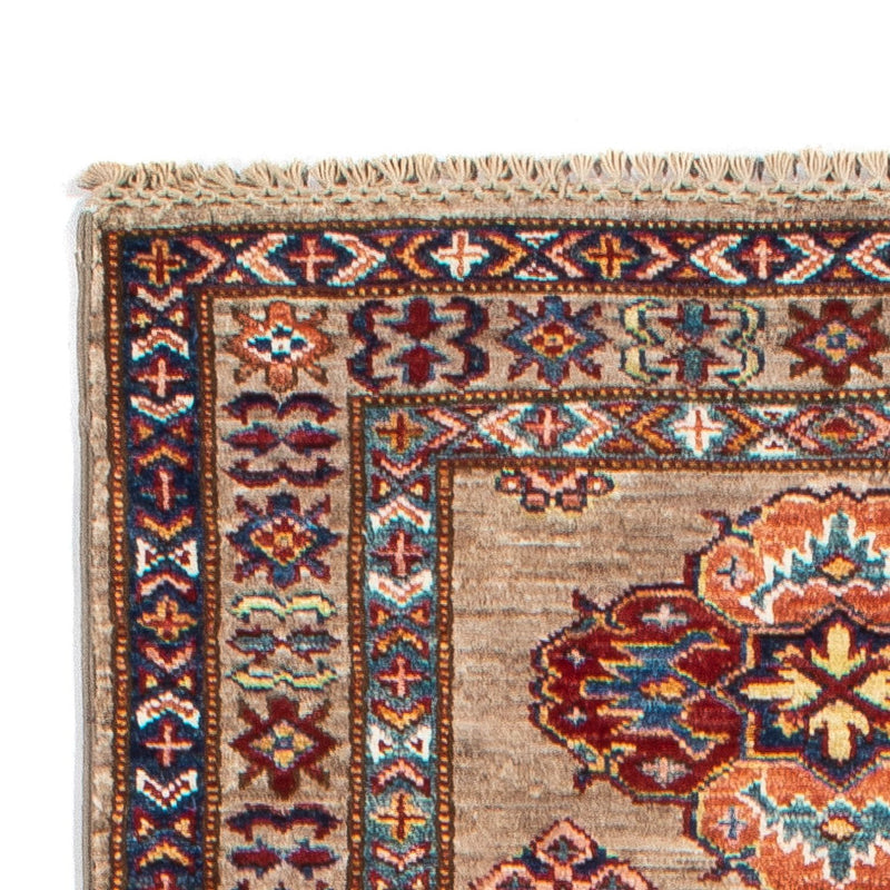 Loper Ziegler Tapijt - Kazak - 254 x 79 cm - natuur