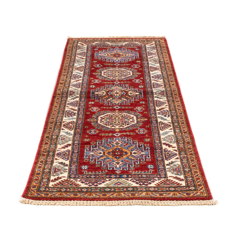 Loper Ziegler Tapijt - Kazak - 203 x 81 cm - rood