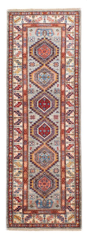 Loper Ziegler Tapijt - Kazak - 228 x 74 cm - lichtblauw