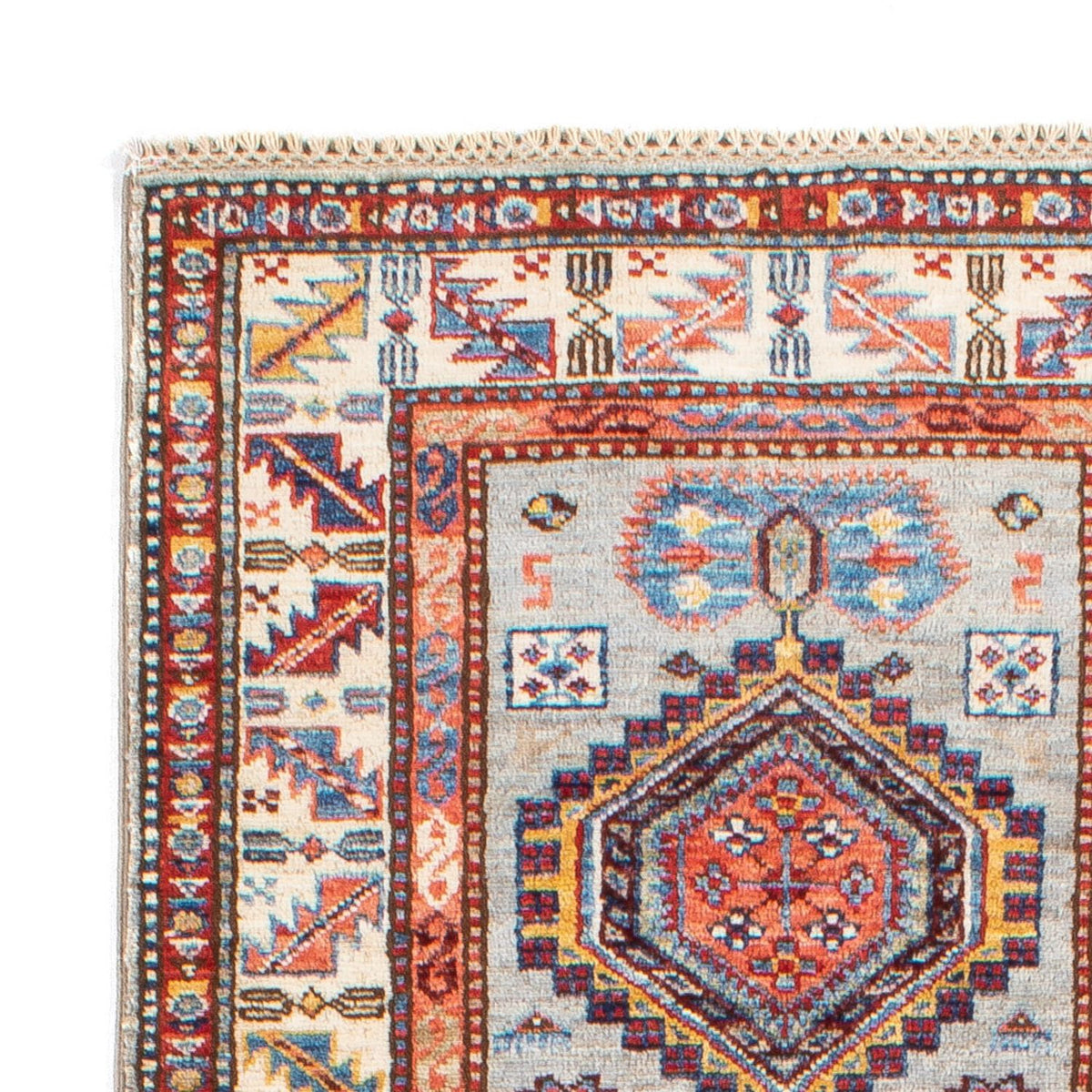 Loper Ziegler Tapijt - Kazak - 228 x 74 cm - lichtblauw