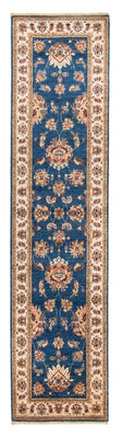 Loper Ziegler tapijt - 308 x 81 cm - blauw
