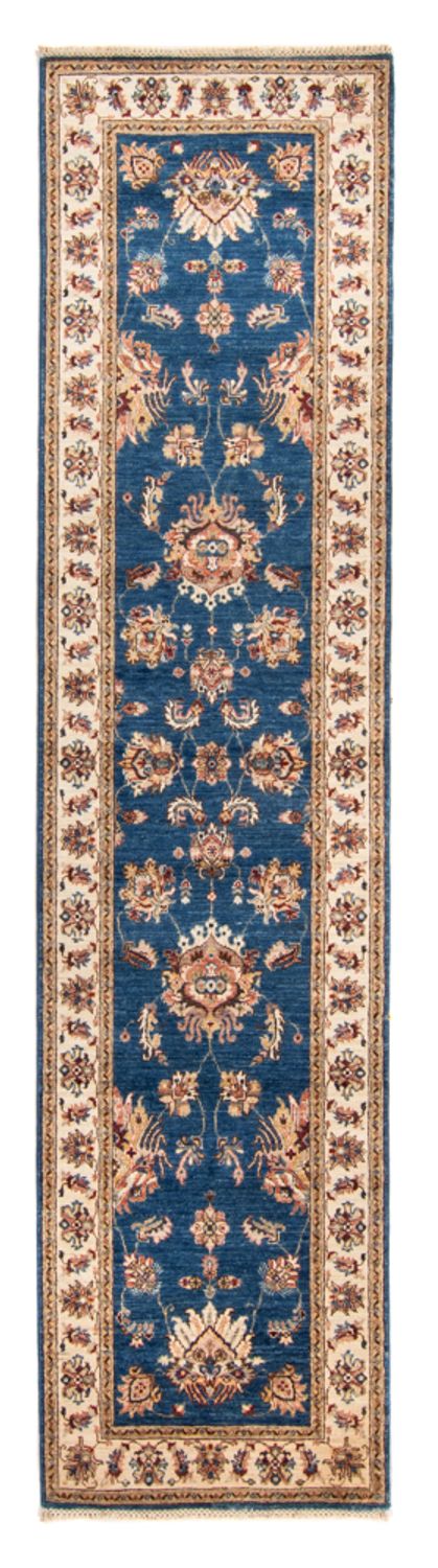 Loper Ziegler tapijt - 308 x 81 cm - blauw