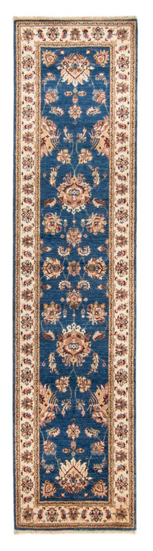 Loper Ziegler tapijt - 308 x 81 cm - blauw