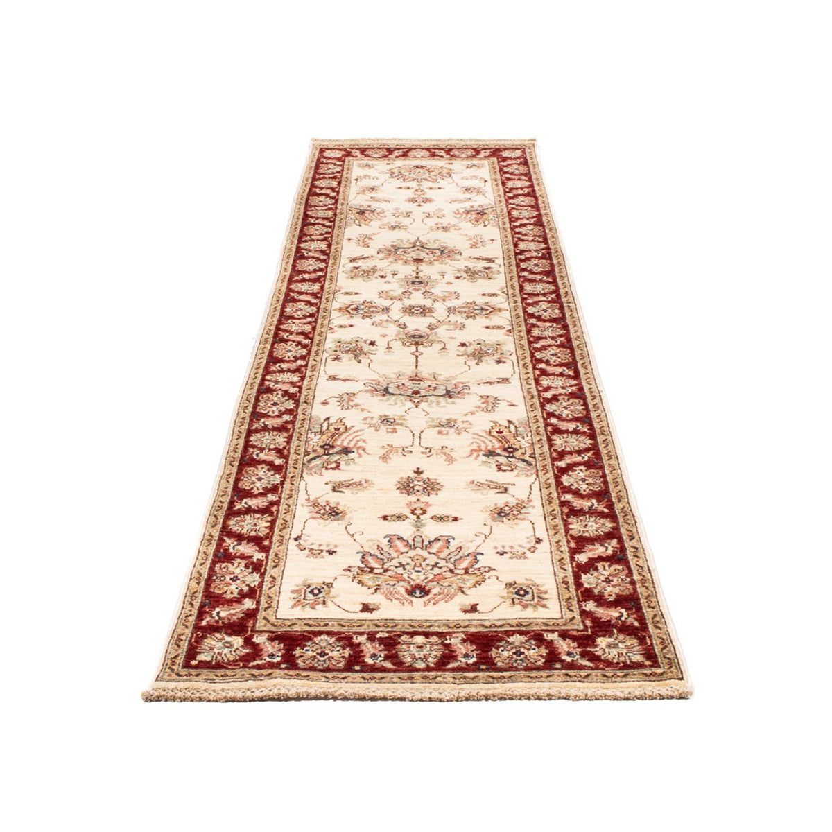 Loper Ziegler tapijt - 307 x 77 cm - beige