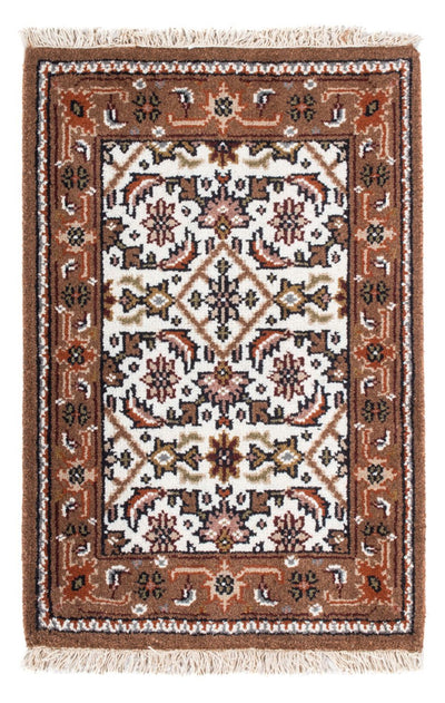 Indo Bidjar Tapijt 60x90cm - Oosters Tapijt - beige