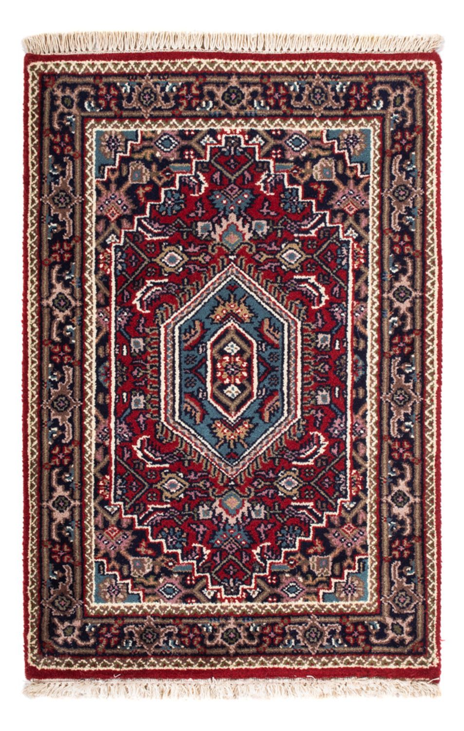 Oosters tapijt - Bijar - Indus - 90 x 60 cm - rood
