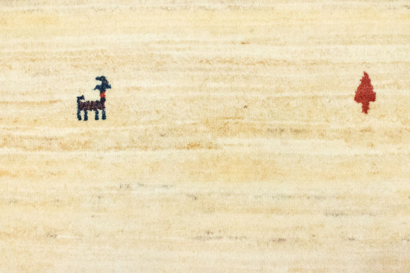 Loper Gabbeh tapijt - Perzisch - 202 x 75 cm - beige