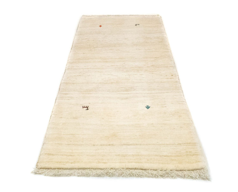 Loper Gabbeh tapijt - Perzisch - 202 x 75 cm - beige