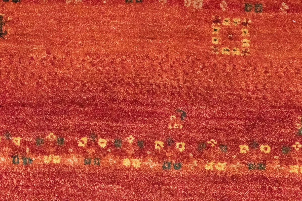 Loper Gabbeh tapijt - Perzisch - 215 x 75 cm - oranje