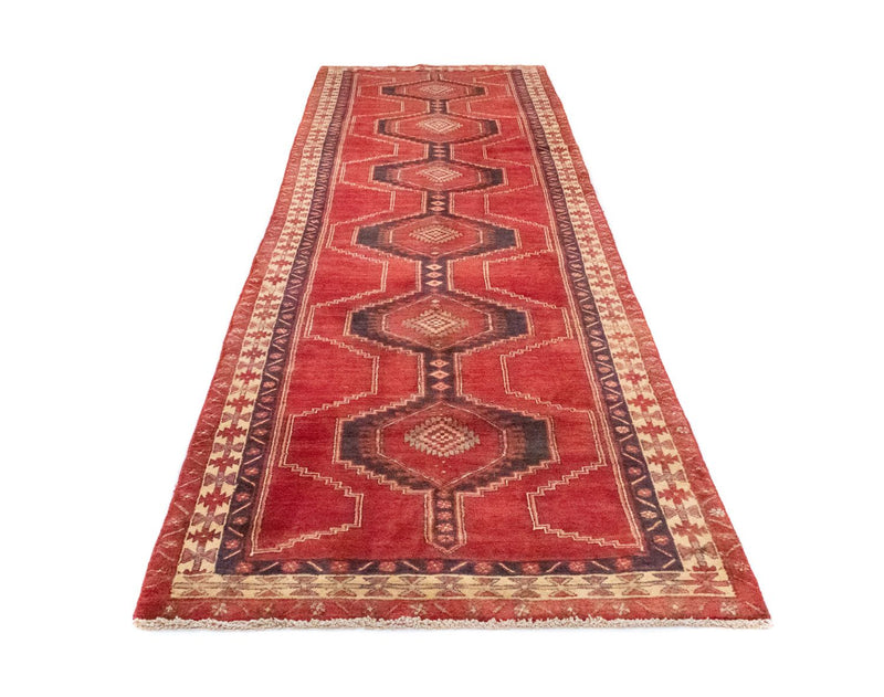Loper Perzisch Tapijt - Nomadisch - 393 x 104 cm - rood