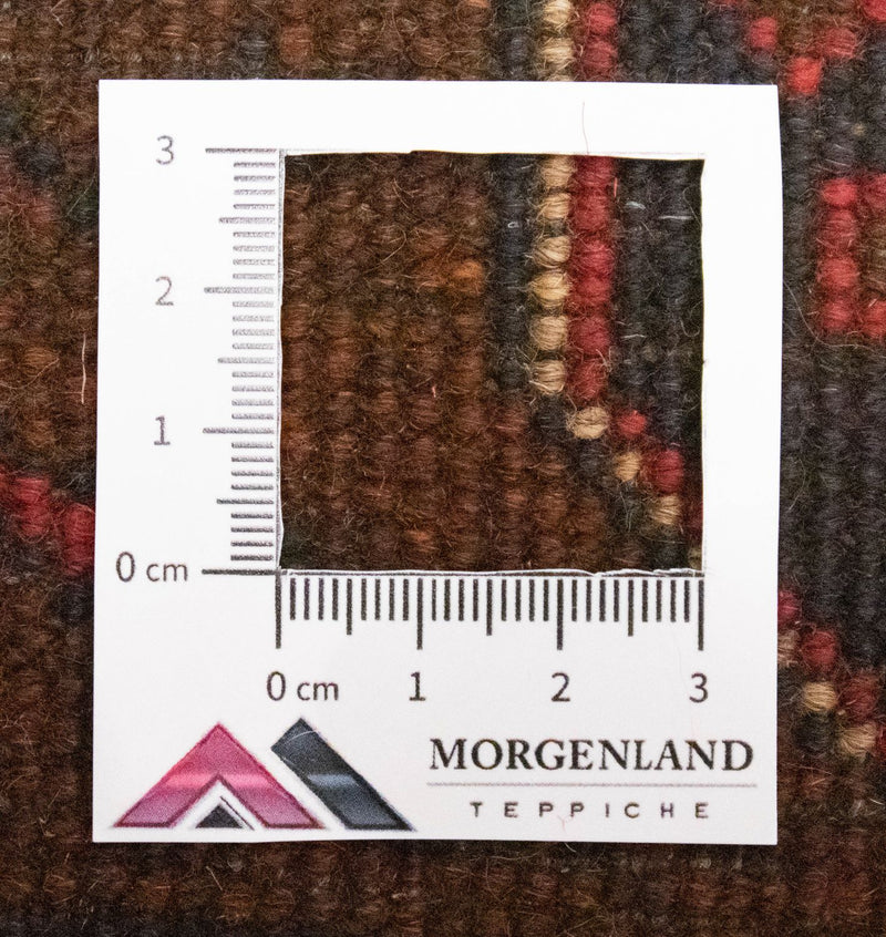 Loper Afghaans tapijt - Kunduz - 295 x 75 cm - rood