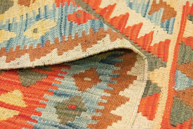 Loper Kelim tapijt - Oosters - 395 x 84 cm - bruin