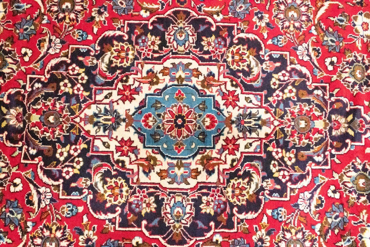 Perzisch tapijt - Keshan - 304 x 210 cm - rood