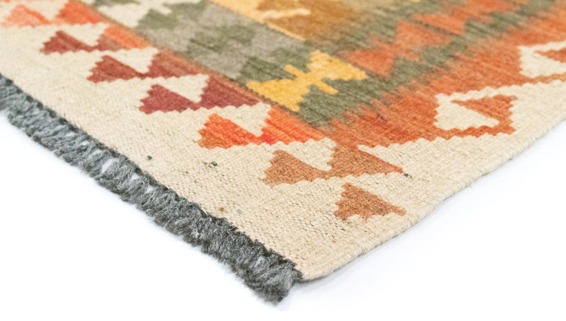 Loper Kelim tapijt - Oosters - 390 x 85 cm - bruin