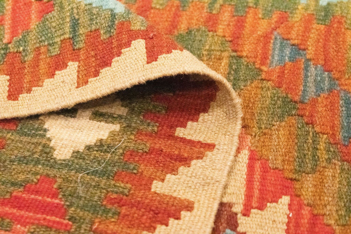 Loper Kelim tapijt - Oosters - 300 x 80 cm - bruin