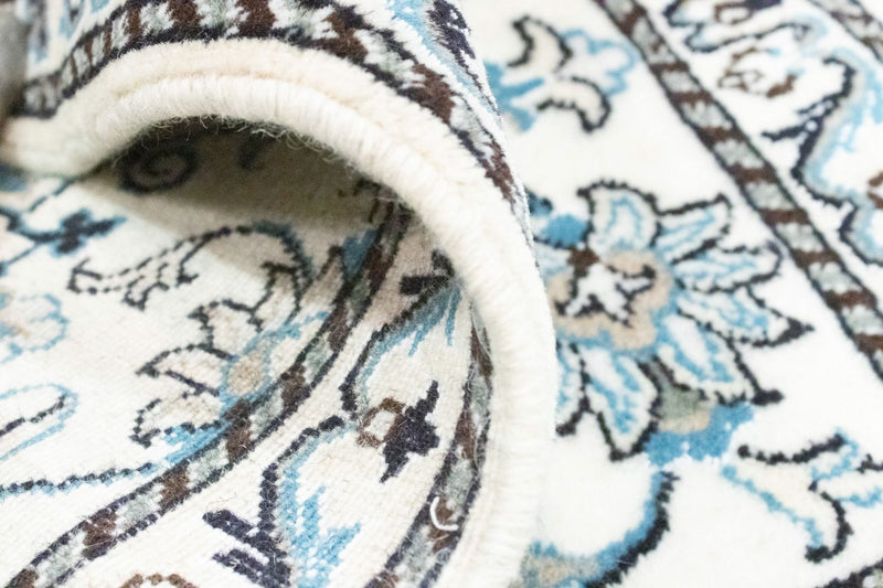 Perzisch tapijt - Nain - 82 x 54 cm - natuurlijk wit