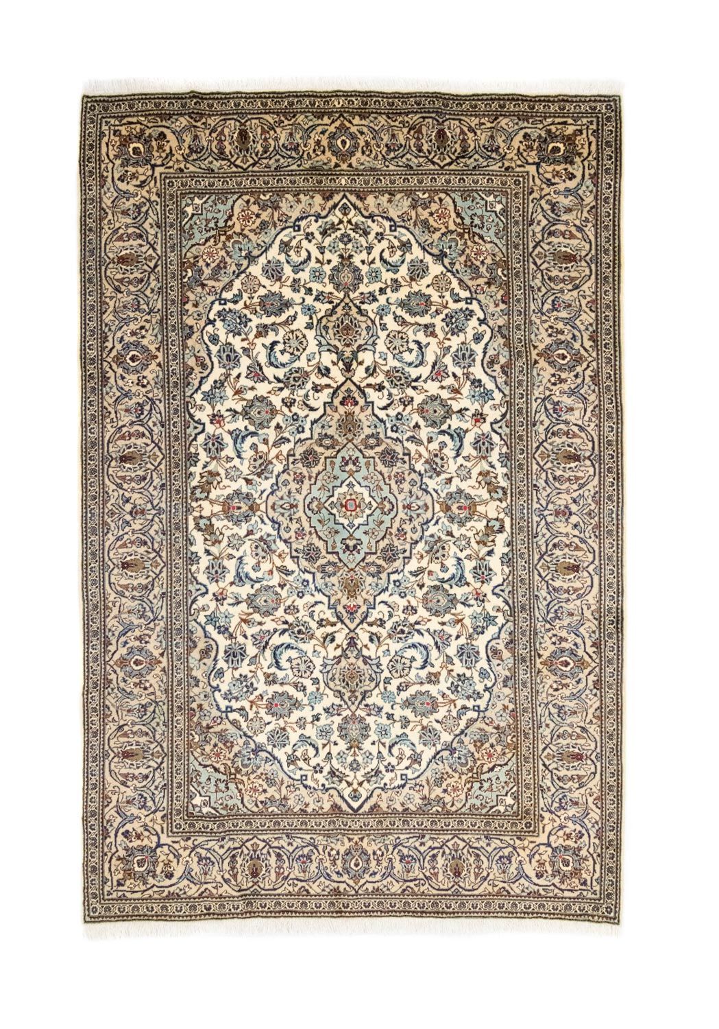 Perzisch tapijt - Keshan - 306 x 195 cm - beige