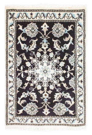 Perzisch tapijt - Nain - 84 x 58 cm - donkerblauw