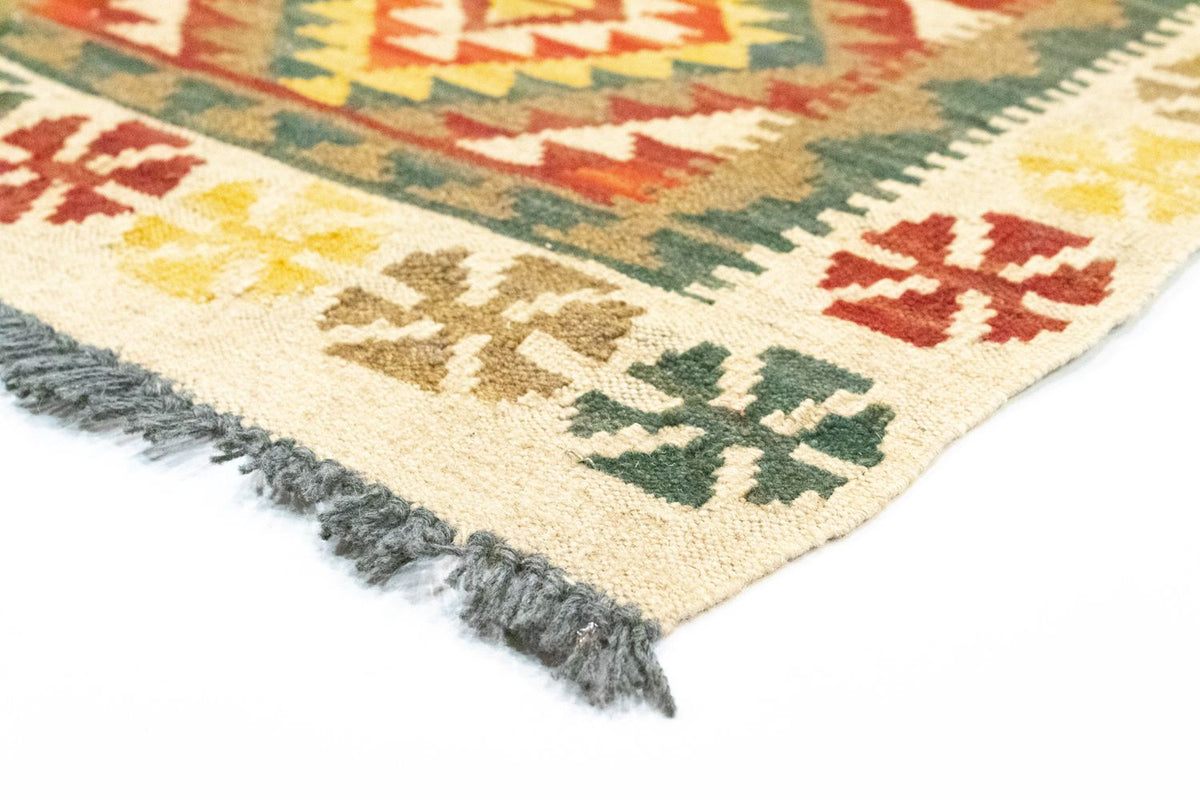 Kelim tapijt - Oosters - 90 x 60 cm - groen