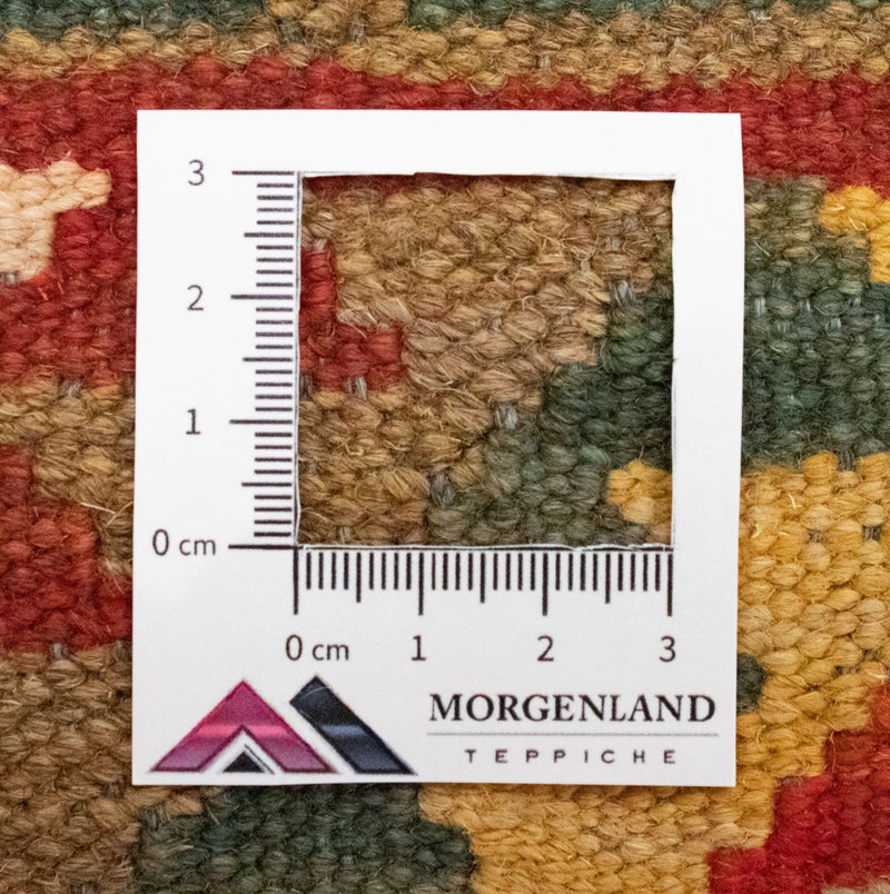 Kelim tapijt - Oosters - 90 x 60 cm - groen