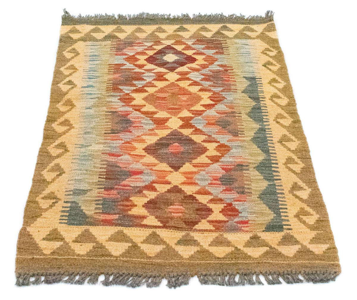 Kelim tapijt - Oosters - 90 x 60 cm - beige