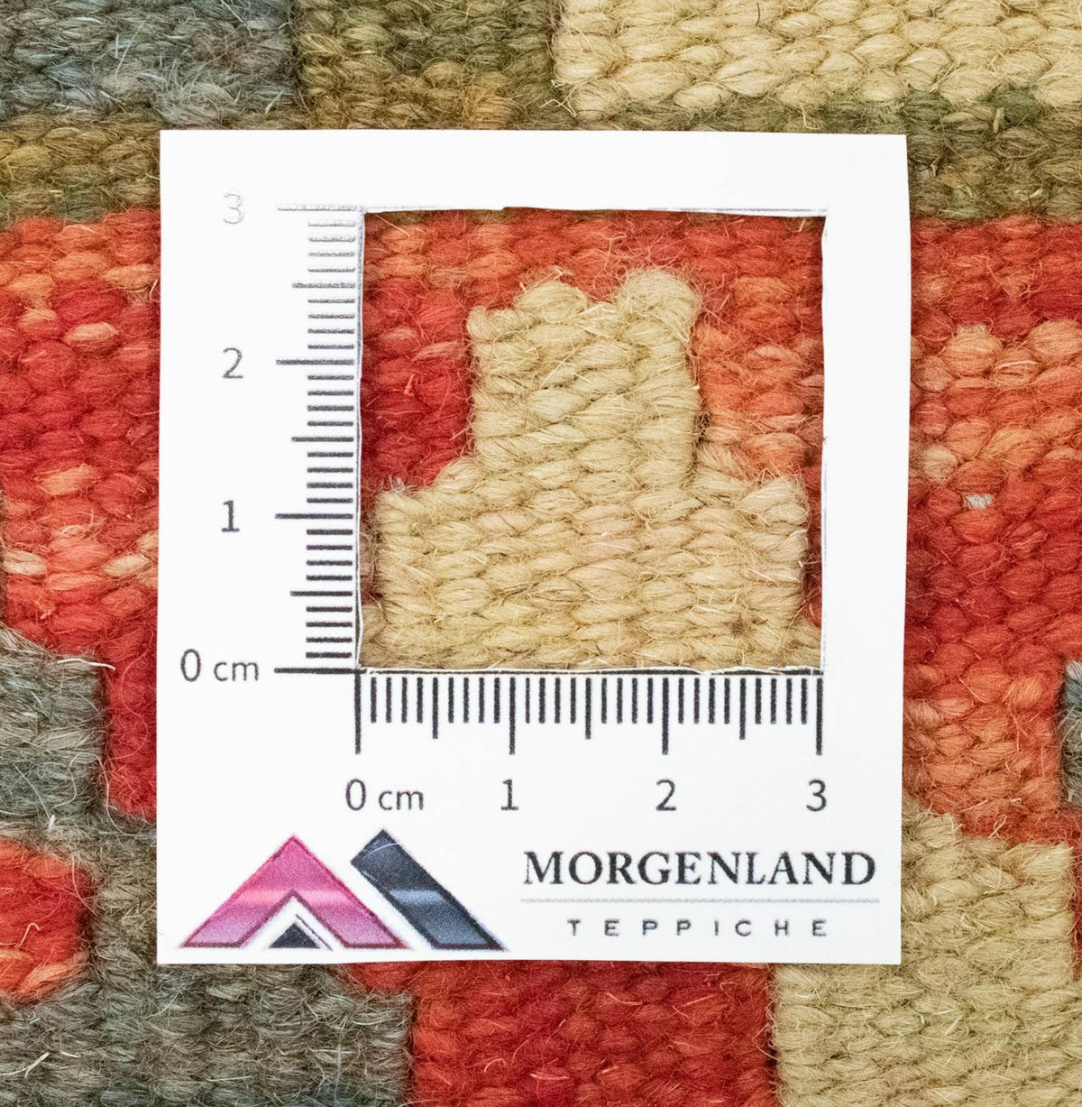 Kelim tapijt - Oosters - 90 x 60 cm - oranje